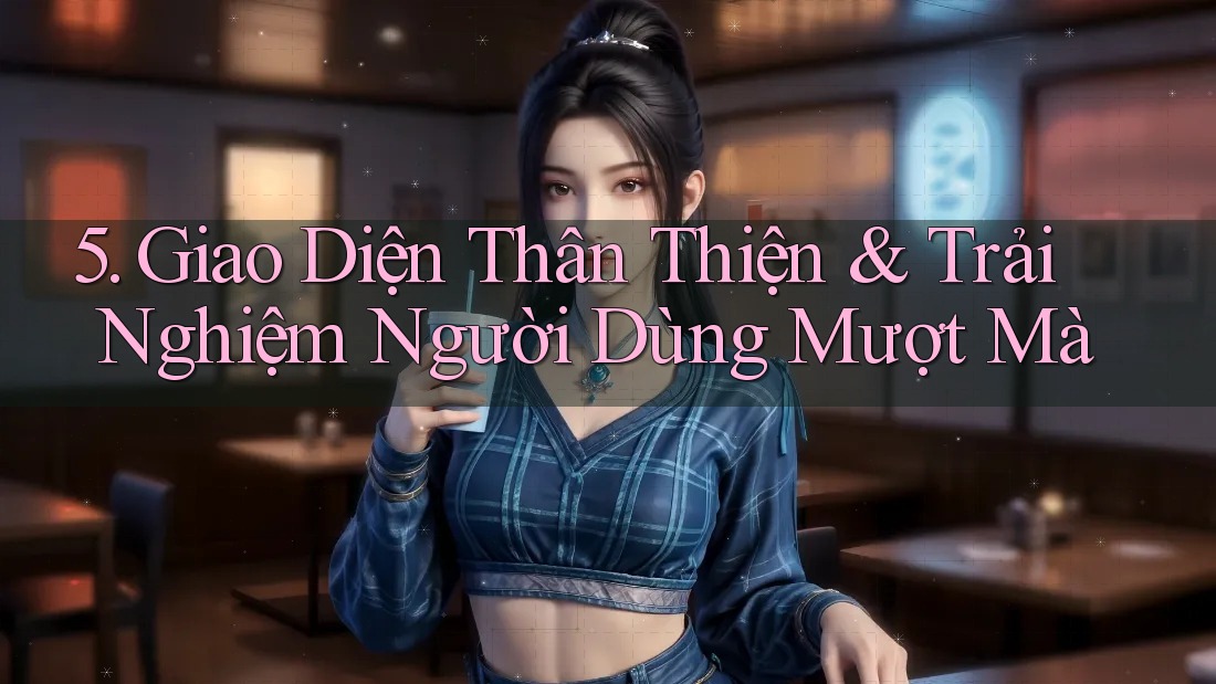 5. Giao Diện Thân Thiện & Trải Nghiệm Người Dùng Mượt Mà 5. Giao Diện Thân Thiện & Trải Nghiệm Người Dùng Mượt Mà