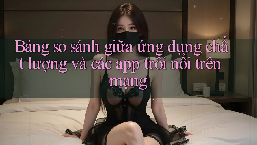 Bảng so sánh giữa ứng dụng chất lượng và các app trôi nổi trên mạng Bảng so sánh giữa ứng dụng chất lượng và các app trôi nổi trên mạng