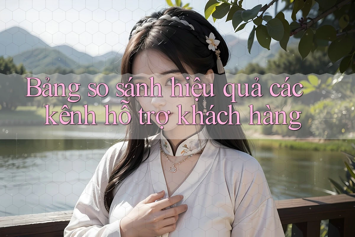 Bảng so sánh hiệu quả các kênh hỗ trợ khách hàng
