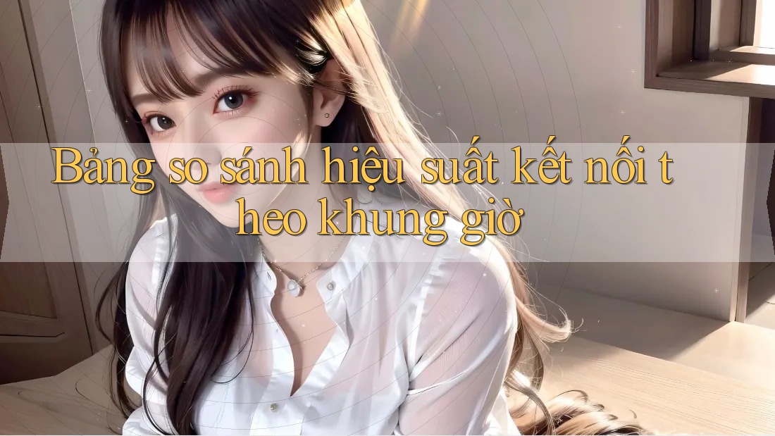 Bảng so sánh hiệu suất kết nối theo khung giờ Bảng so sánh hiệu suất kết nối theo khung giờ