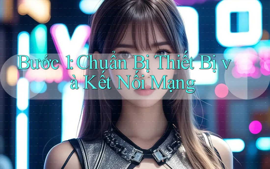Bước 1: Chuẩn Bị Thiết Bị và Kết Nối Mạng Bước 1: Chuẩn Bị Thiết Bị và Kết Nối Mạng