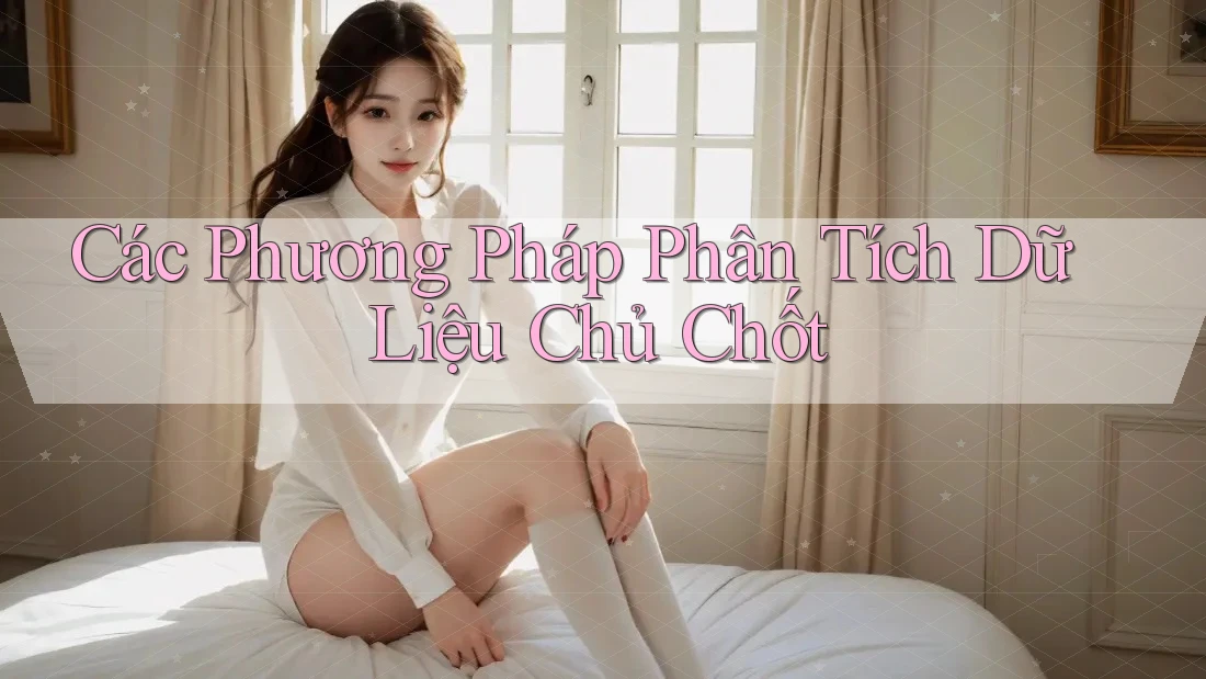 Các Phương Pháp Phân Tích Dữ Liệu Chủ Chốt Các Phương Pháp Phân Tích Dữ Liệu Chủ Chốt
