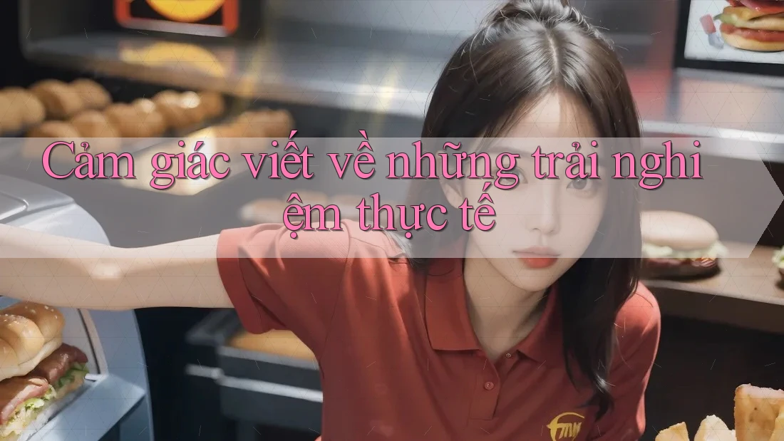 Cảm giác viết về những trải nghiệm thực tế