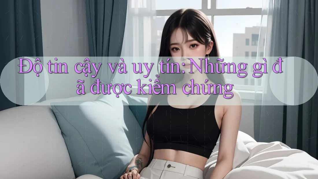Độ tin cậy và uy tín: Những gì đã được kiểm chứng Độ tin cậy và uy tín: Những gì đã được kiểm chứng
