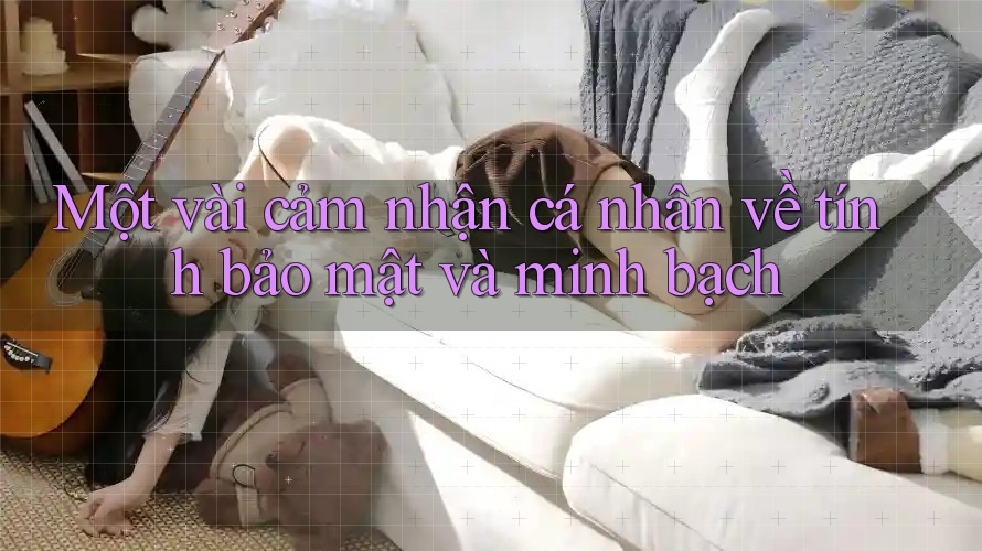 Một vài cảm nhận cá nhân về tính bảo mật và minh bạch Một vài cảm nhận cá nhân về tính bảo mật và minh bạch