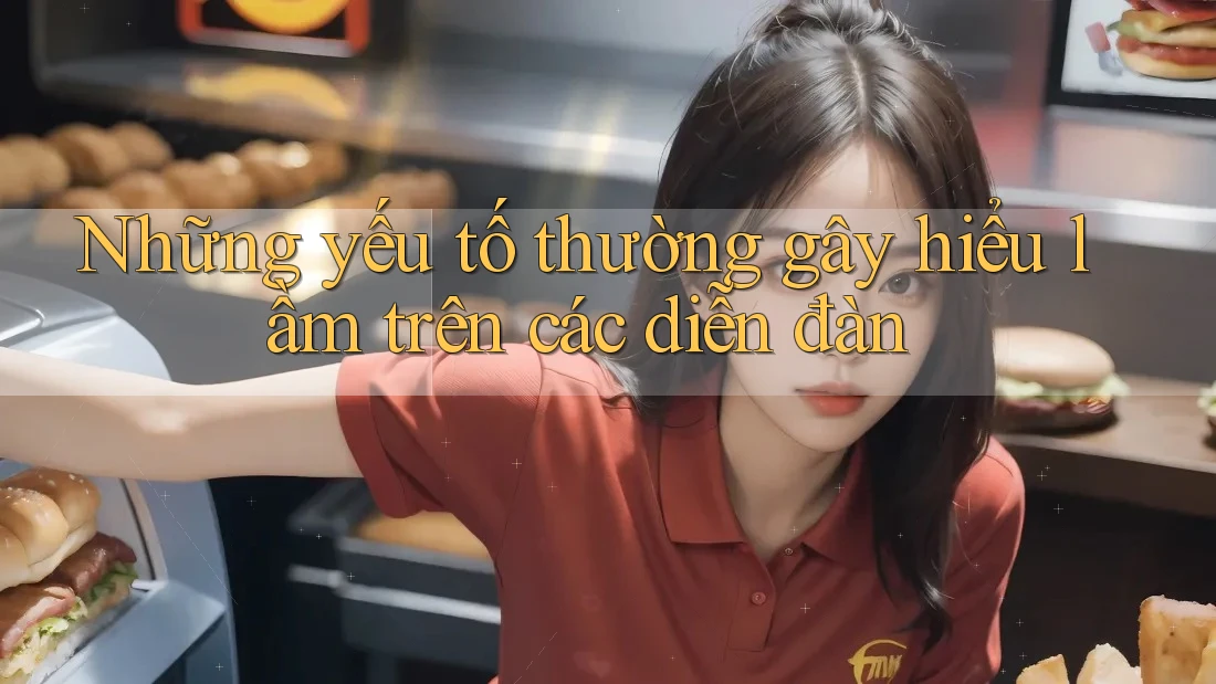 Những yếu tố thường gây hiểu lầm trên các diễn đàn Những yếu tố thường gây hiểu lầm trên các diễn đàn