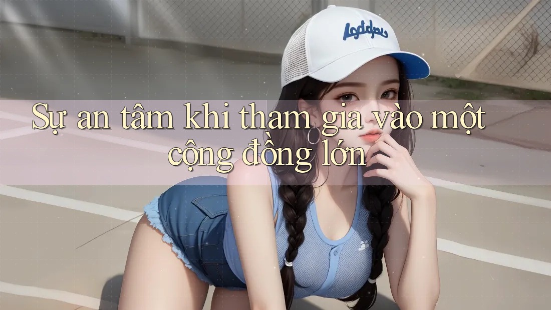Sự an tâm khi tham gia vào một cộng đồng lớn Sự an tâm khi tham gia vào một cộng đồng lớn