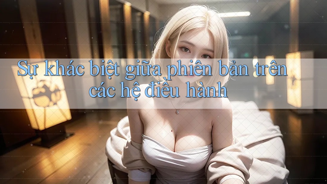 Sự khác biệt giữa phiên bản trên các hệ điều hành Sự khác biệt giữa phiên bản trên các hệ điều hành